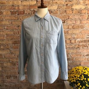The Classic Shirt - Chambray-  Old Navy